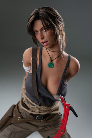 Lara Croft sexpuppe (Game Lady 166 cm e-cup Nr. 20 Silikon)
