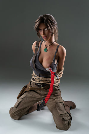 Lara Croft sexpuppe (Game Lady 166 cm e-cup Nr. 20 Silikon)