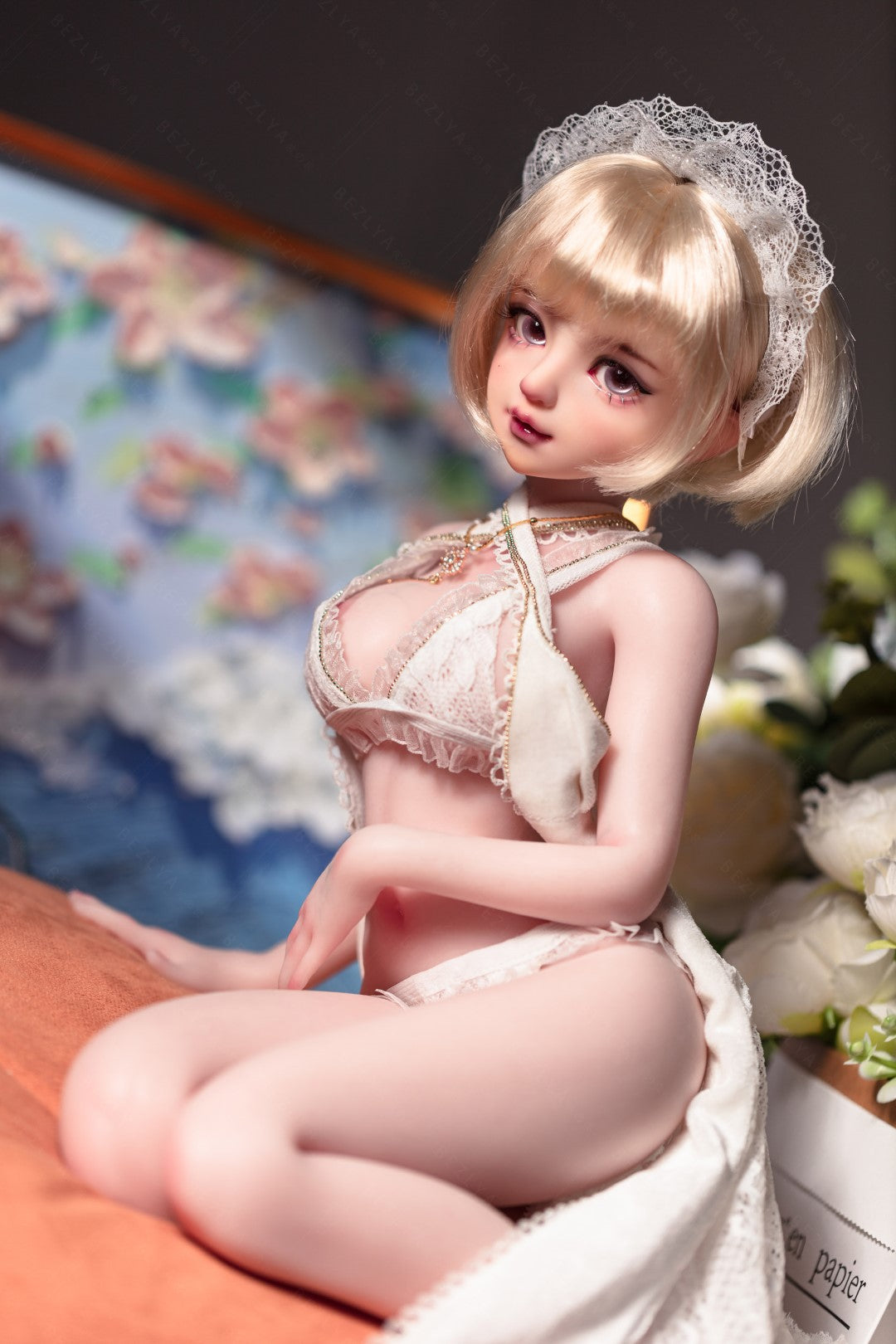 Aprikose sexpuppe (Bezlya Doll 62cm E-cup 2.2 Silikon)