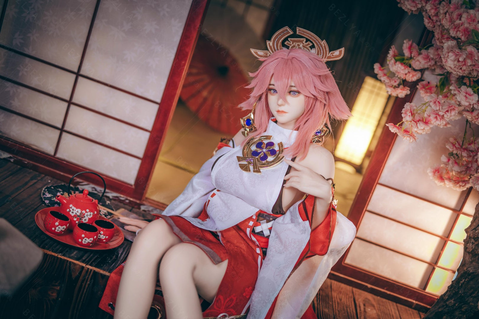 Yae Miko Sex doll (Bezlya Doll 155cm E-cup 2.2CF silicone)