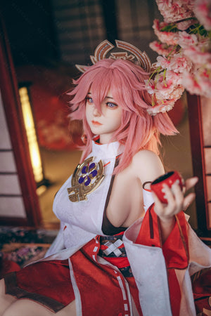 Yae miko sexpuppe (Bezlya Doll 155 cm e-cup 2.2CF Silikon)
