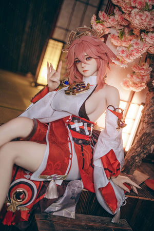 Yae miko sexpuppe (Bezlya Doll 155 cm e-cup 2.2CF Silikon)