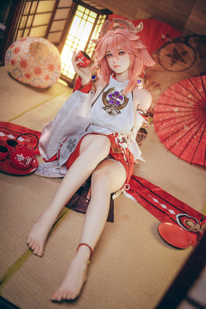 Yae miko sexpuppe (Bezlya Doll 155 cm e-cup 2.2CF Silikon)