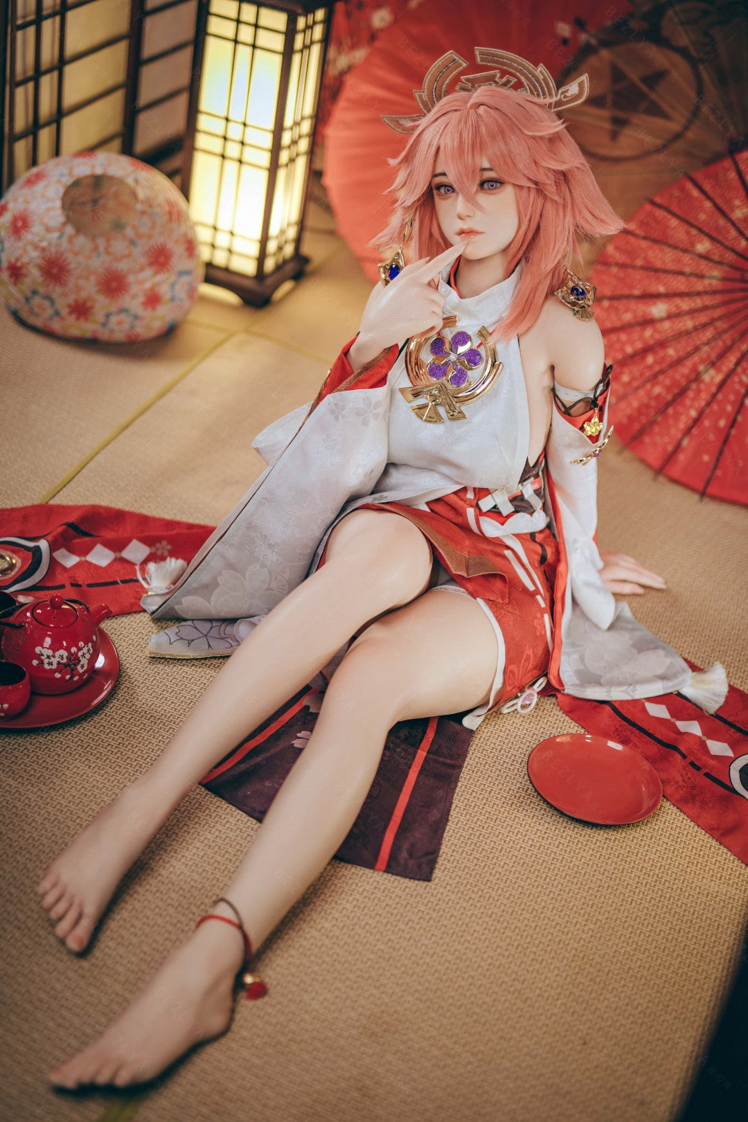 Yae Miko Sex doll (Bezlya Doll 155cm E-cup 2.2CF silicone)