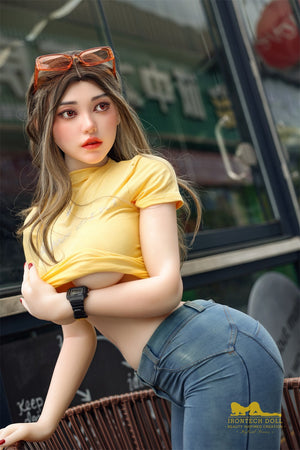 Eileen sexpuppe (Irontech Doll 159cm G-cup S40 TPE+Silikon)