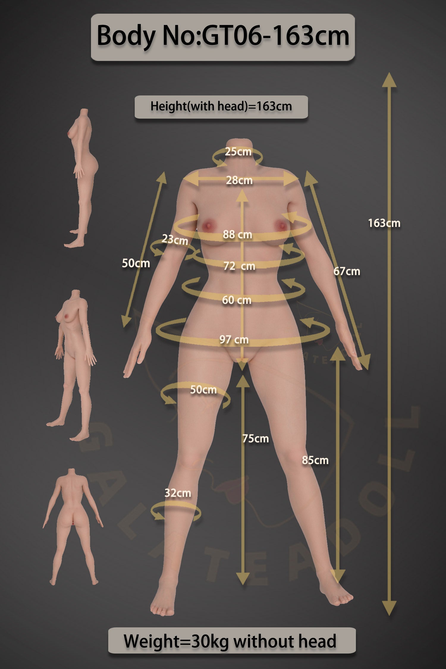 Fiona sexpuppe (Galatea Doll 163cm tiefcup #163 Silikon)