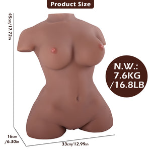 Torso kurvig (EL-Doll 45 cm C-cup Tpe) EXPRESS