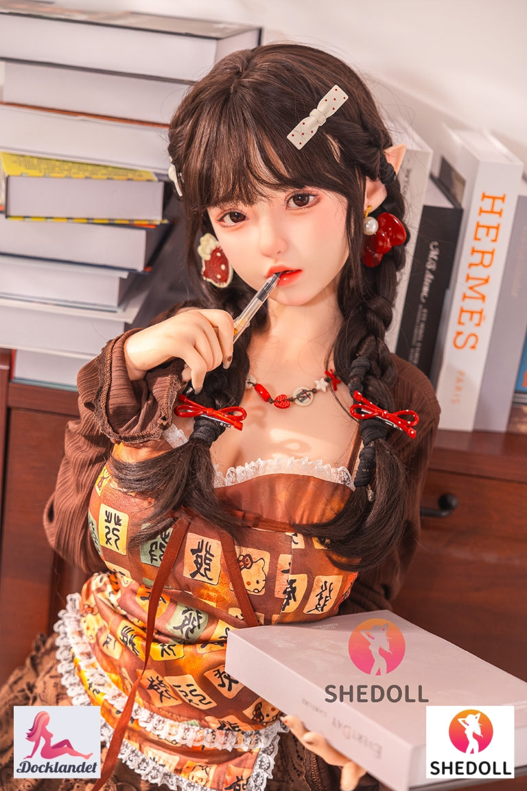 Aileen sexpuppe (SHEDOLL 145 cm G-cup #SH215 Silikon)