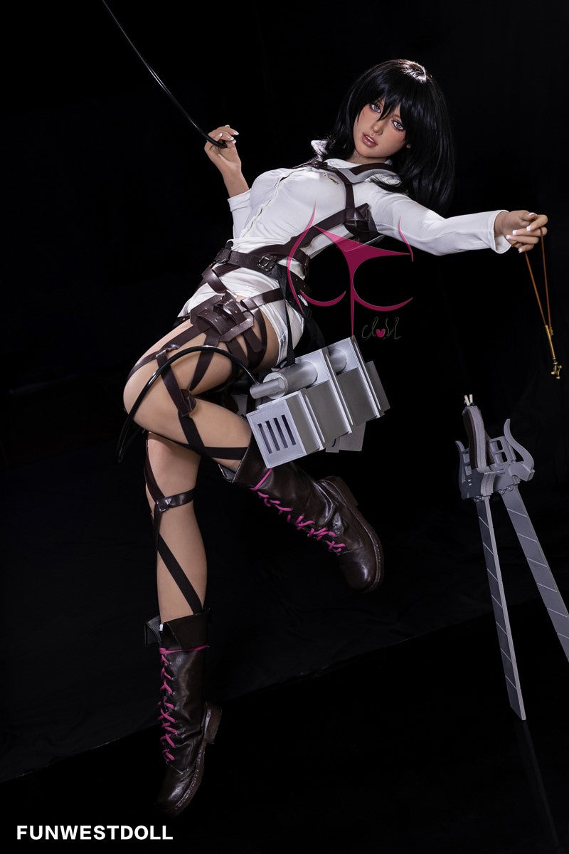 Mikasa Chloe sexpuppe (FunWest Doll 159cm A-cup #035 TPE)