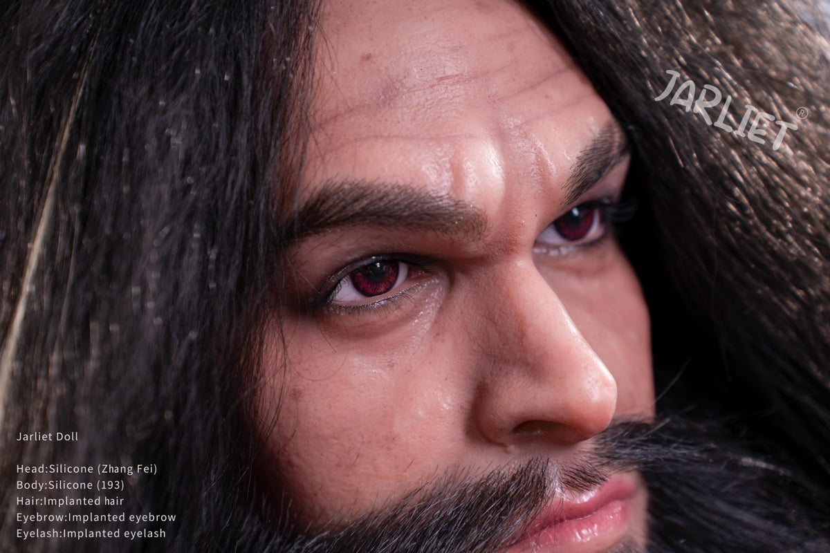 Männlich sexpuppe Zhang Fei aus Jarliet – 193 cm große realistische Puppe mit Muskelkörper