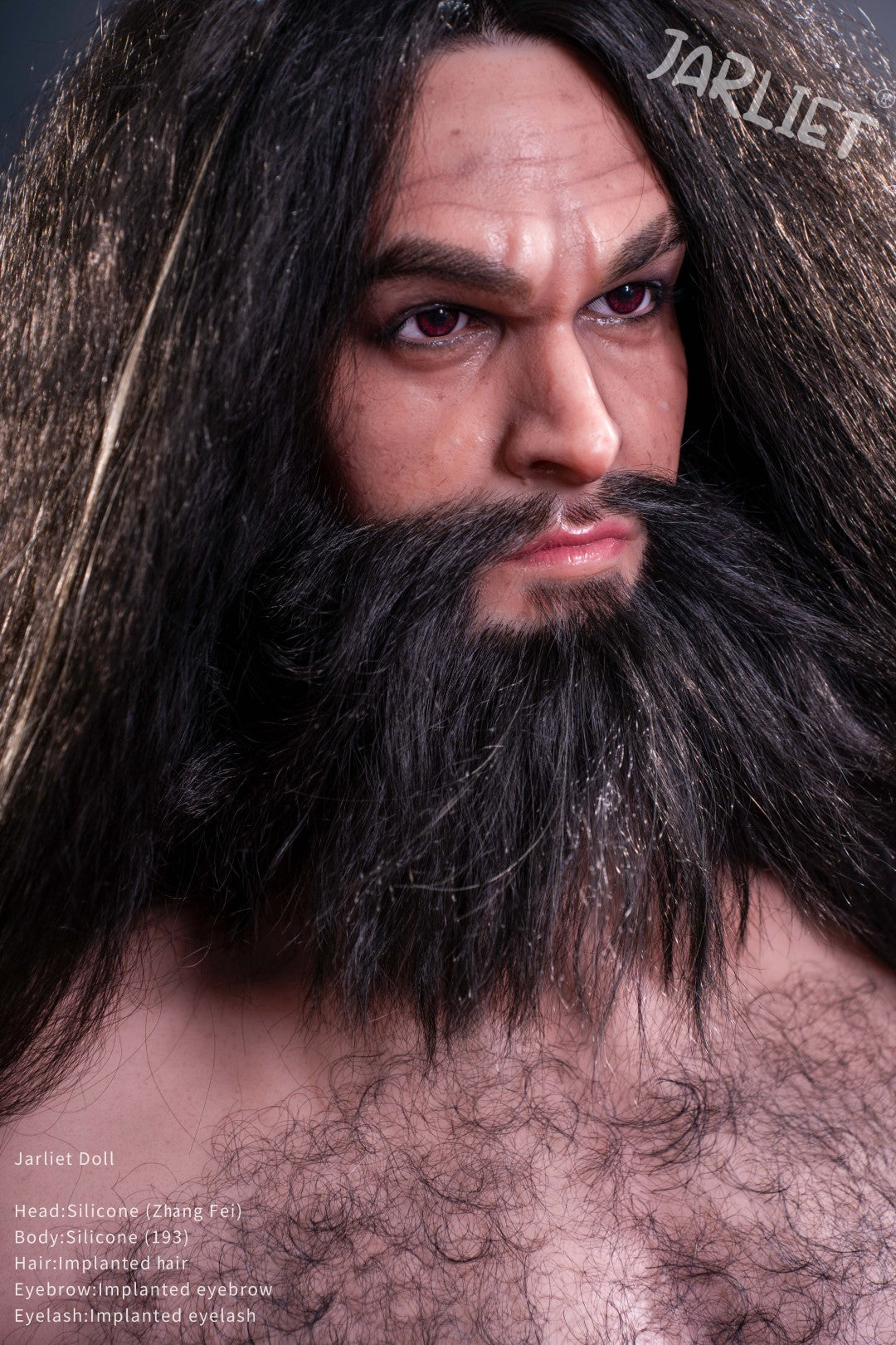 Männlich sexpuppe Zhang Fei aus Jarliet – 193 cm große realistische Puppe mit Muskelkörper