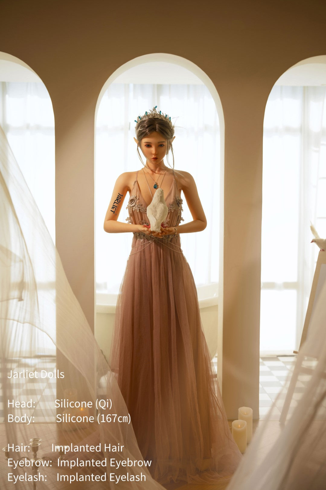 Qi Sex doll (Jarliet 167cm B-cup silicone)