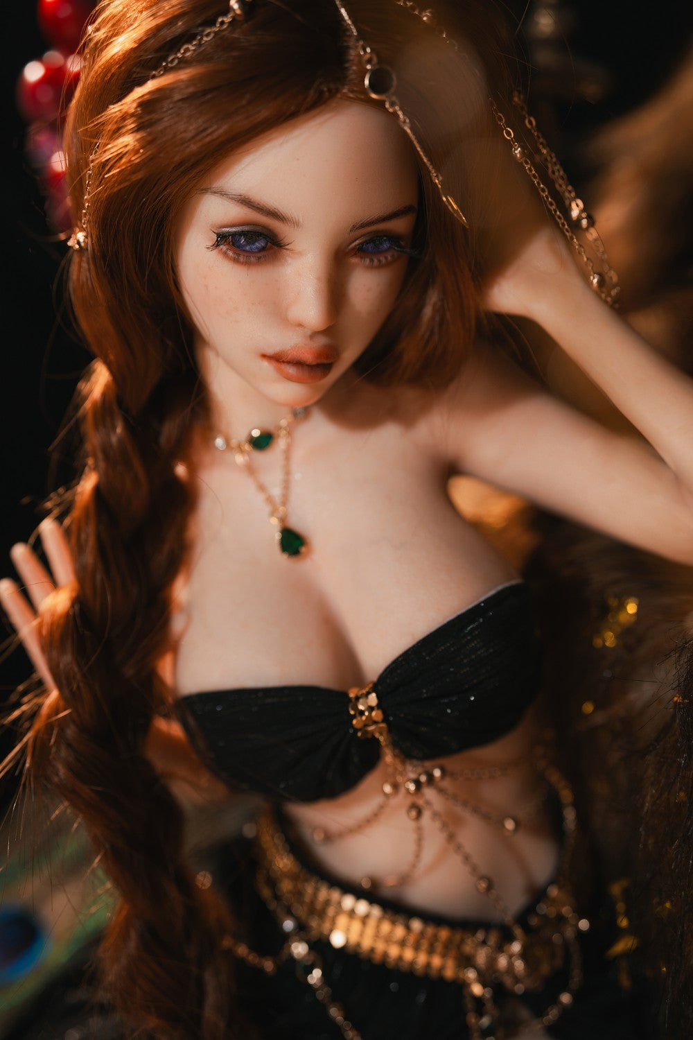 Amina sexpuppe (Rosretty Doll 60cm D-cup SM1 Silikon)