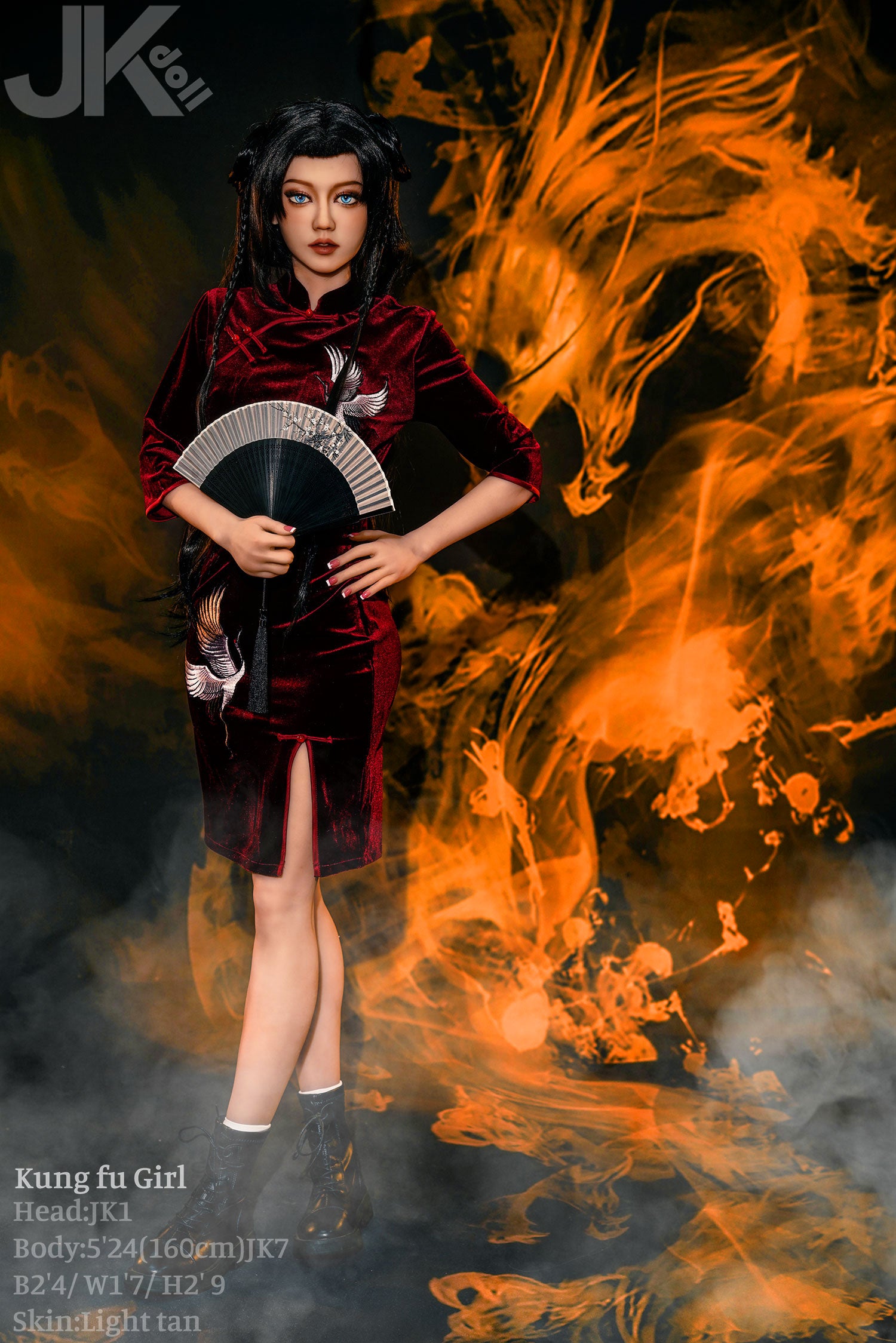 Ku fung Girl Sex doll (JK-Doll 160cm D-cup JK1 TPE)
