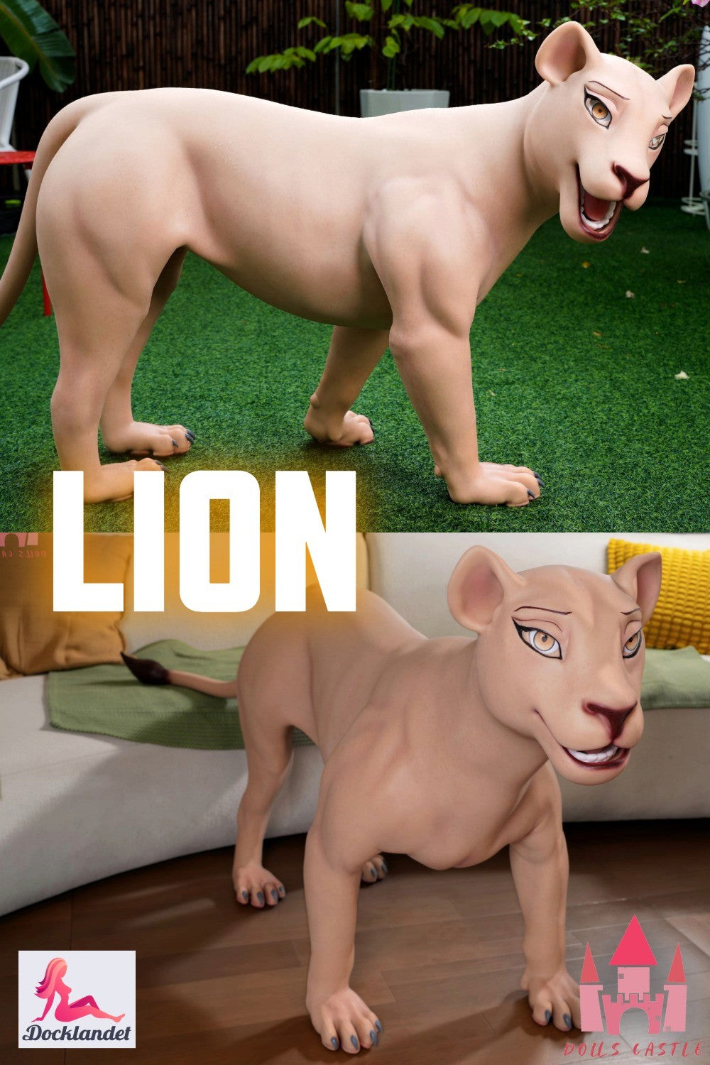 Nala Lejon Sexdocka (Dolls Castle 72cm Silikon)