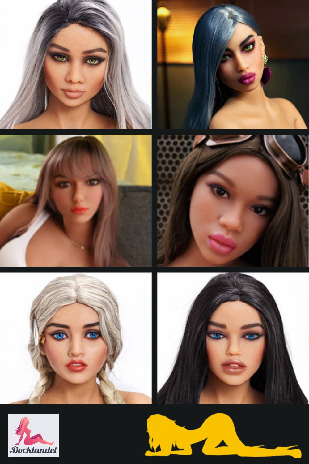 Zusätzlicher Kopf (Irontech Doll TPE Original)