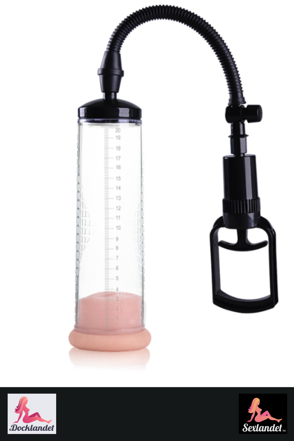 Penis Pump for Enlargement & Harder Erection – 70×220 mm | Black Design