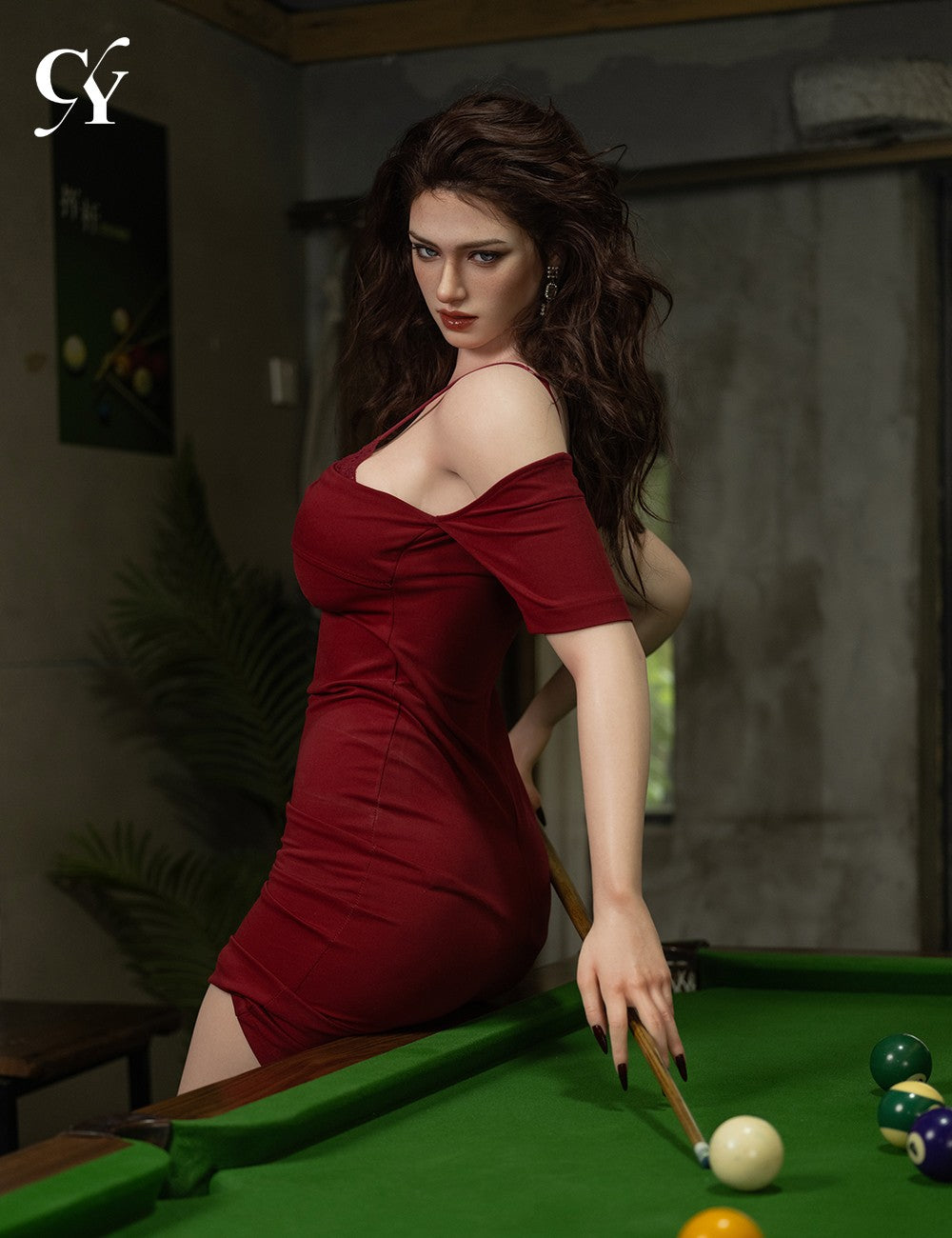 Elva sexpuppe (TOP CYDOLL 176cm E-cup TPE+Silikon)