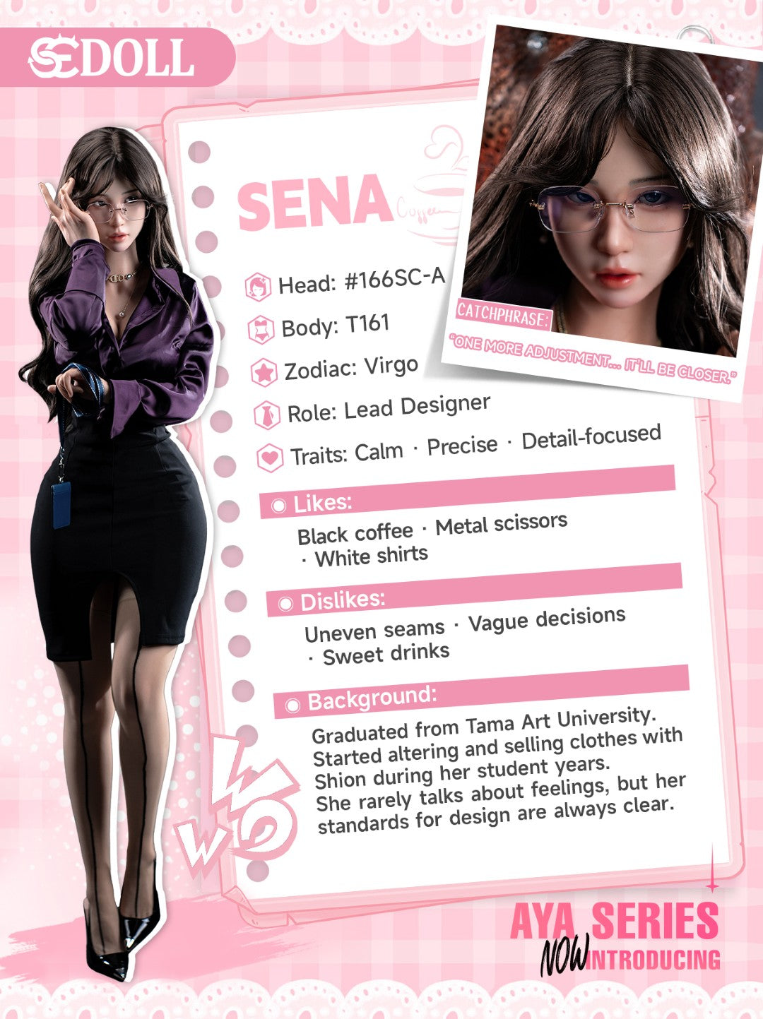 Sena.A sexpuppe (SEDoll 161 cm C-cup #166SC RST Silikon)