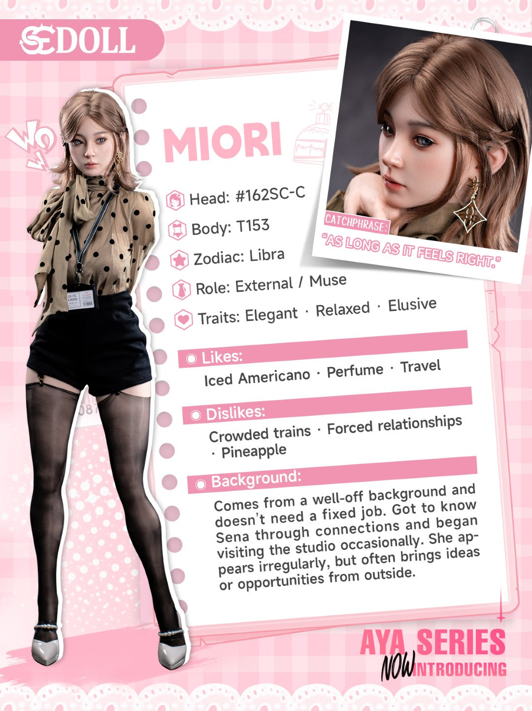 Miori.C sexpuppe (SEDoll 153cm A-cup #162SC RST Silikon)