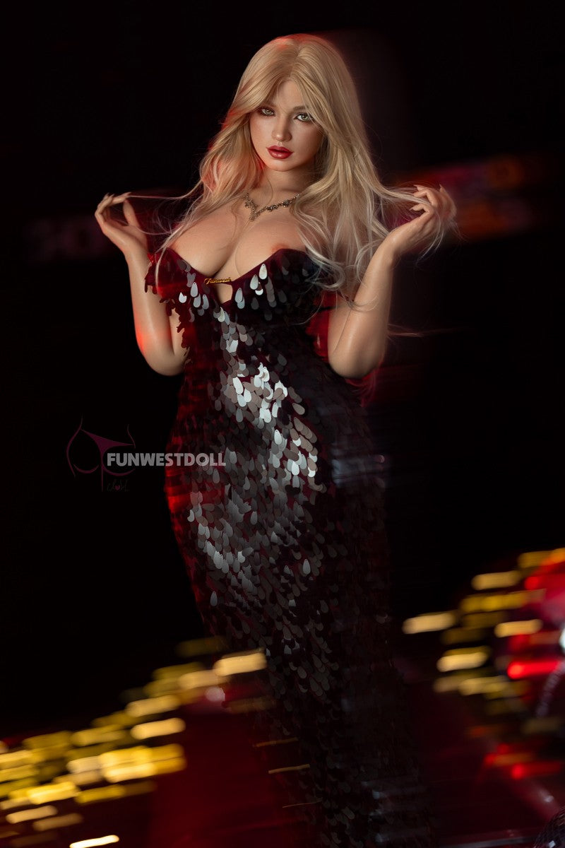 Lyra sexpuppe (FunWest Doll 157cm G-cup #054SJ RST Silikon)