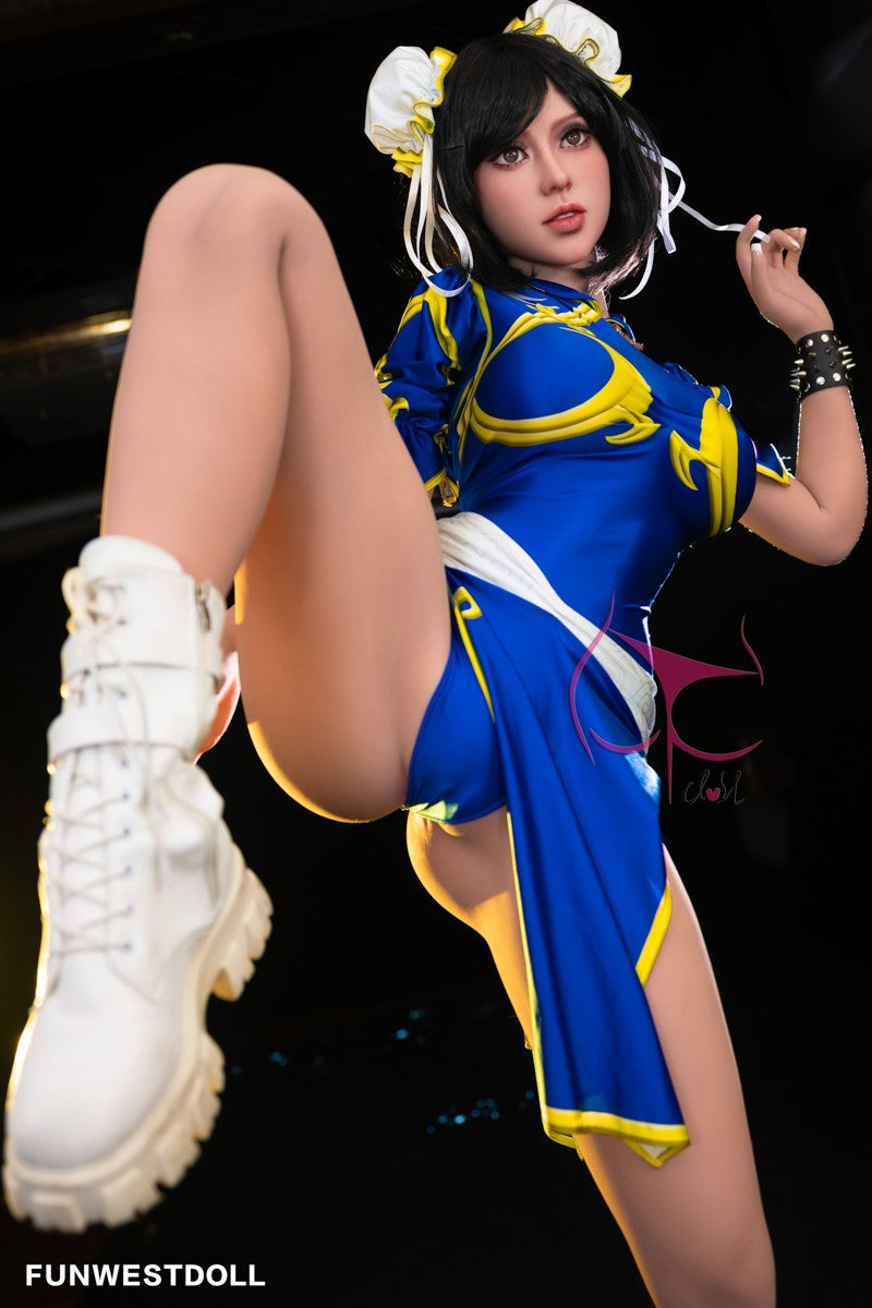 Chun Li sexpuppe (FunWest Doll 155cm F-cup #032 TPE)