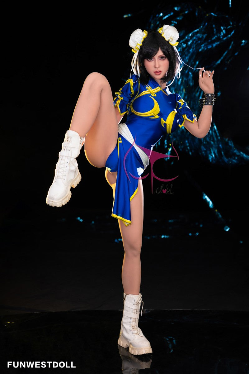 Chun Li sexpuppe (FunWest Doll 155cm F-cup #032 TPE)