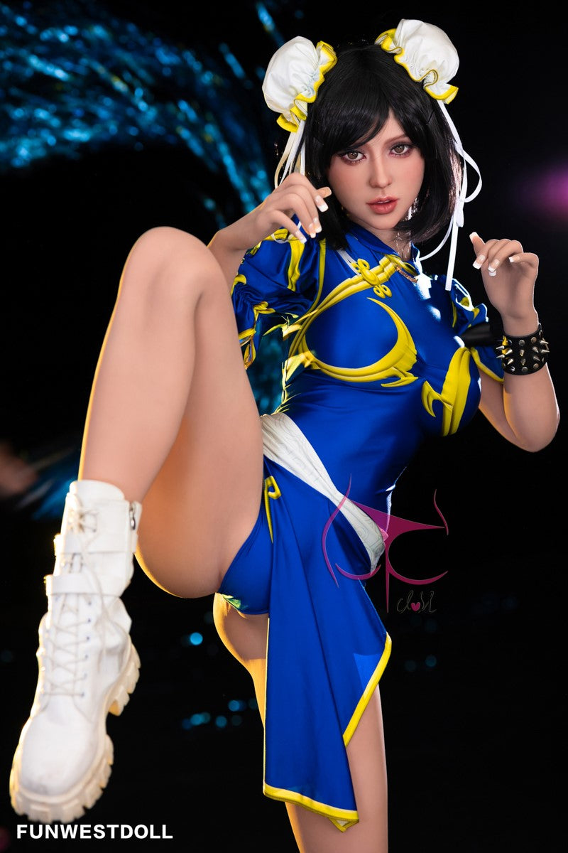 Chun Li sexpuppe (FunWest Doll 155cm F-cup #032 TPE)