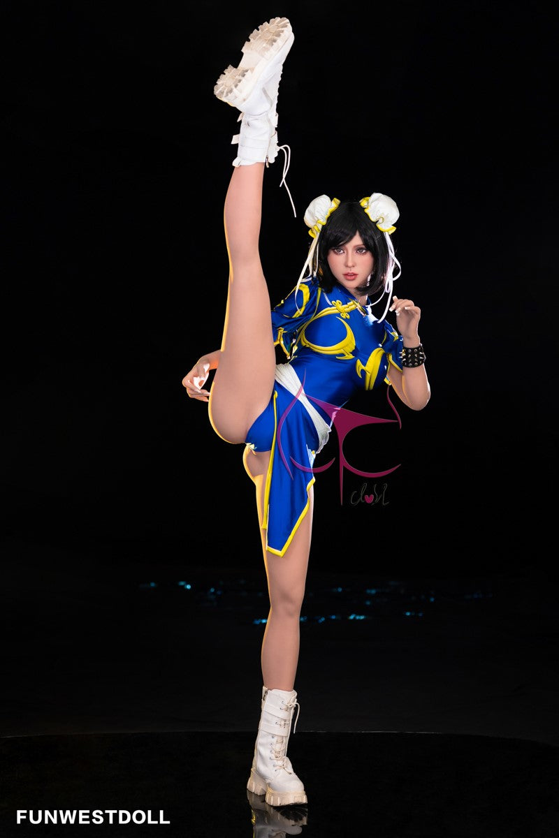 Chun Li sexpuppe (FunWest Doll 155cm F-cup #032 TPE)