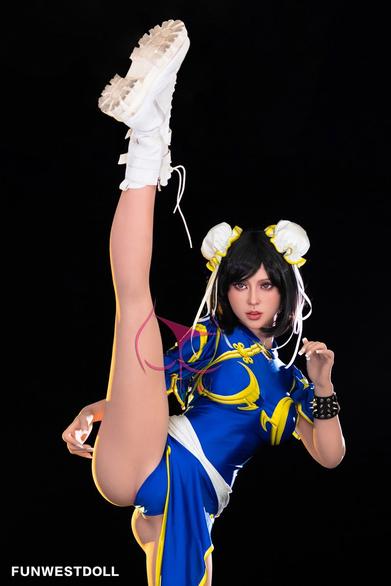 Chun Li sexpuppe (FunWest Doll 155cm F-cup #032 TPE)