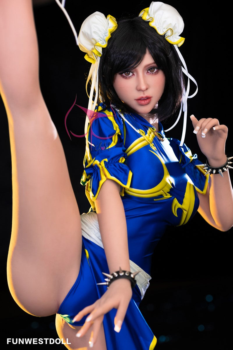 Chun Li sexpuppe (FunWest Doll 155cm F-cup #032 TPE)