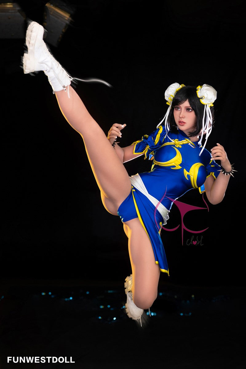Chun Li sexpuppe (FunWest Doll 155cm F-cup #032 TPE)