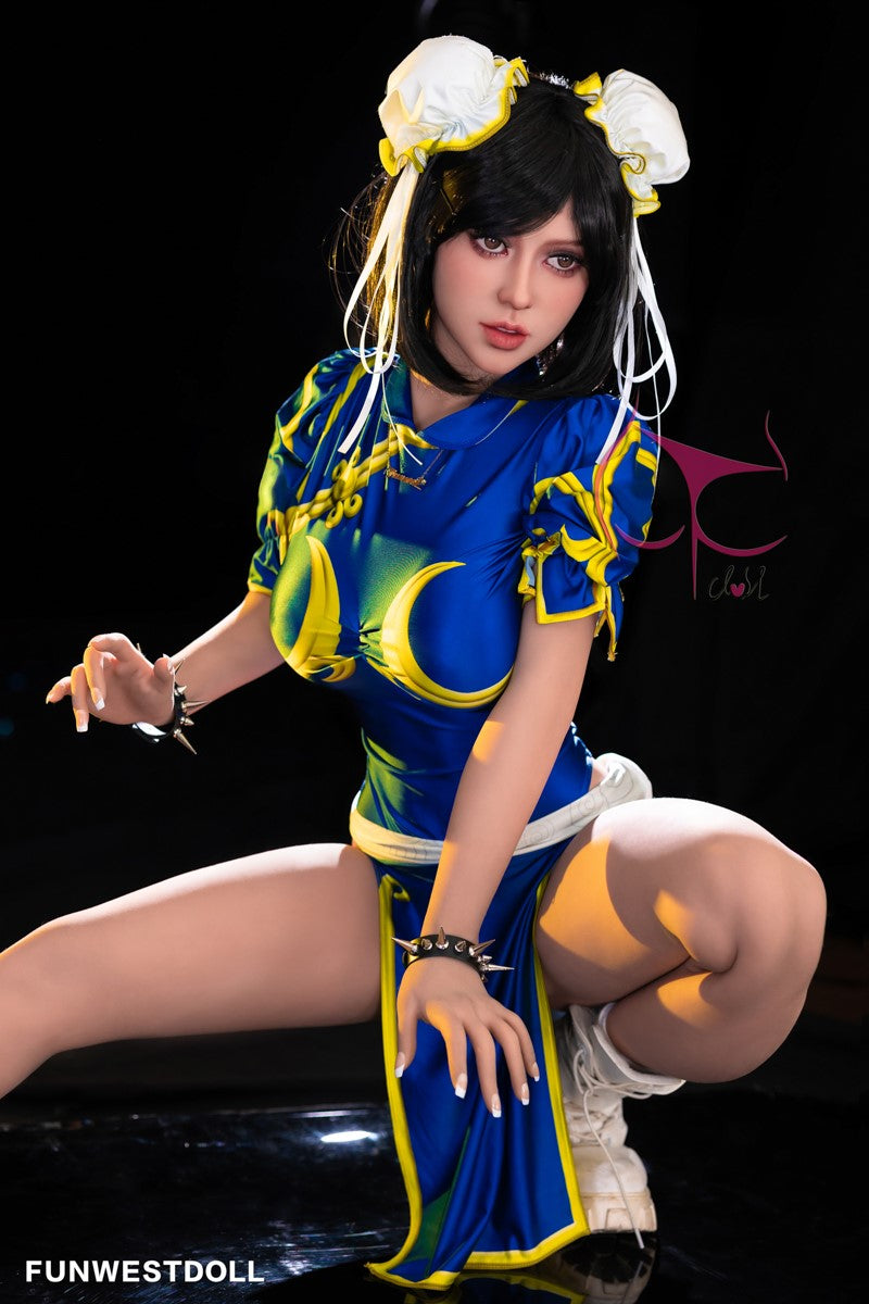 Chun Li sexpuppe (FunWest Doll 155cm F-cup #032 TPE)