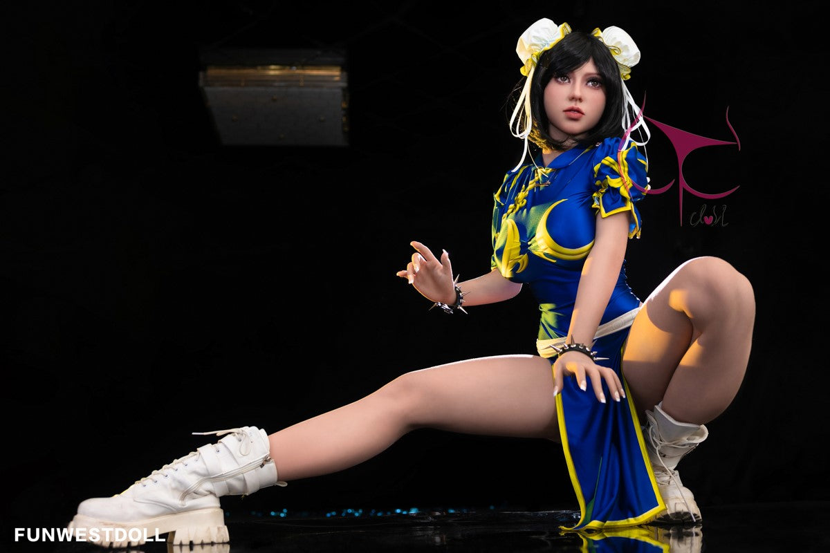 Chun Li sexpuppe (FunWest Doll 155cm F-cup #032 TPE)