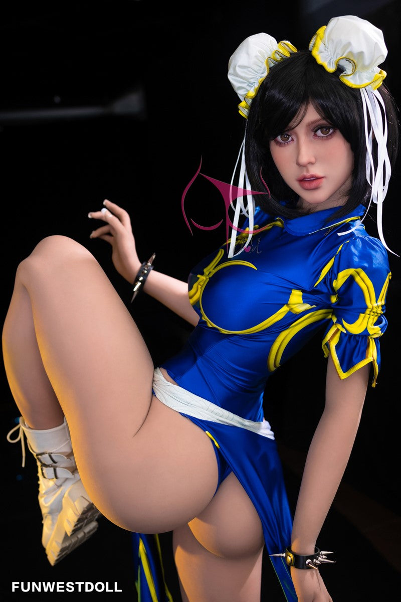 Chun Li sexpuppe (FunWest Doll 155cm F-cup #032 TPE)