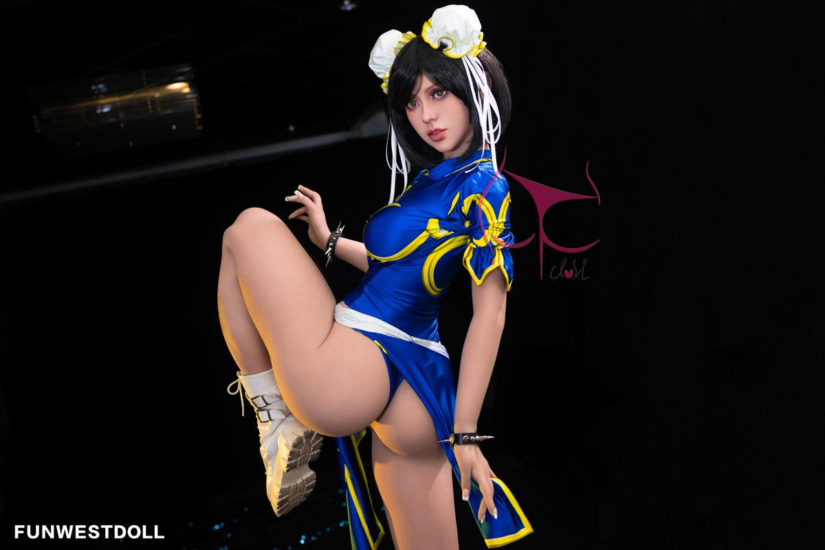 Chun Li sexpuppe (FunWest Doll 155cm F-cup #032 TPE)