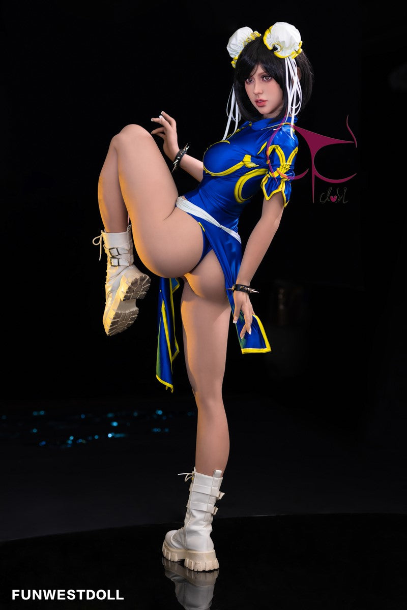 Chun Li sexpuppe (FunWest Doll 155cm F-cup #032 TPE)