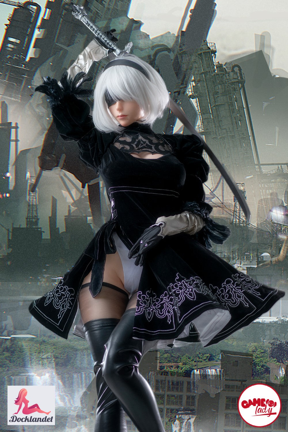 Yorha 2b sexpuppe (Game Lady 171cm ecup Nr. 18 Silikon)