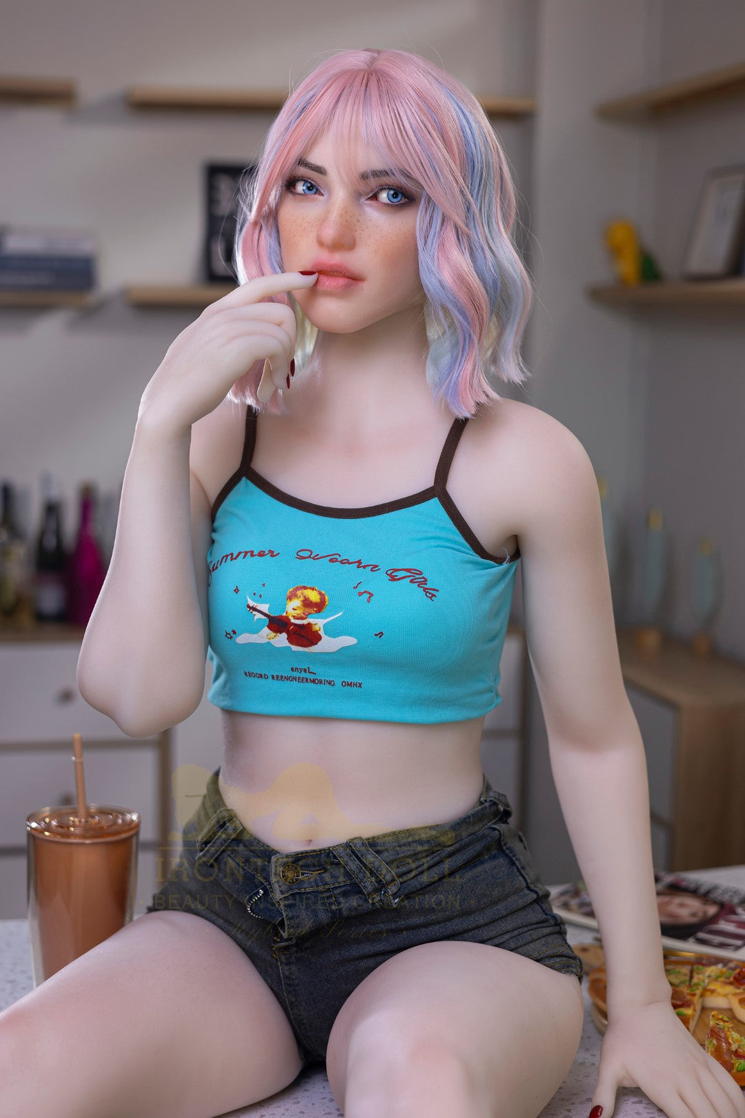 Heidi sexpuppe (Irontech Doll 162cm A-cup S46 TPE+Silikon)