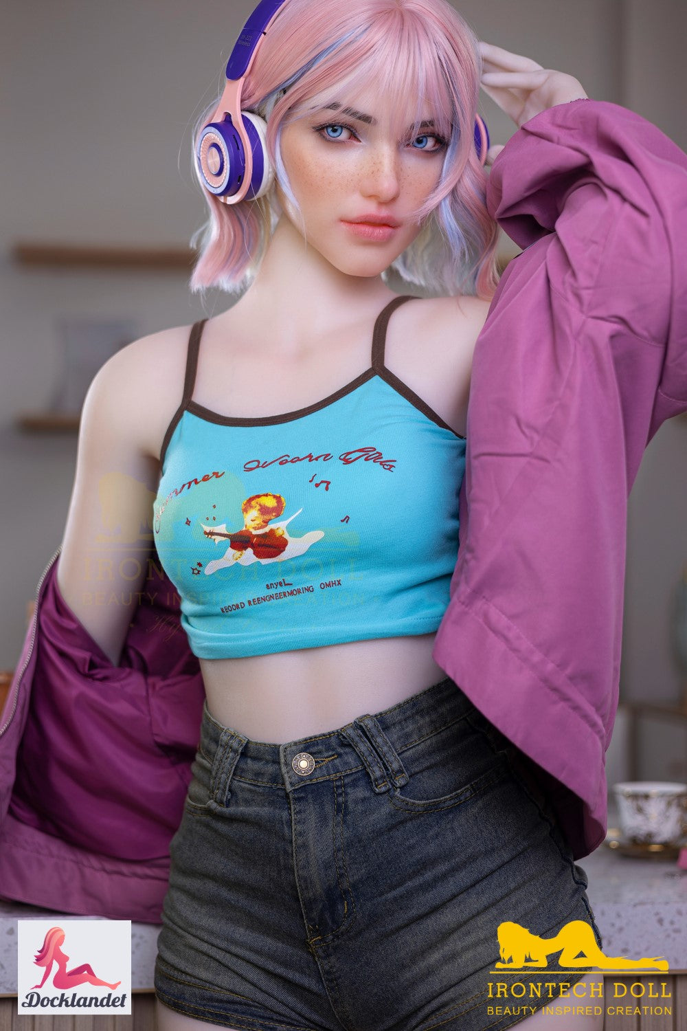 Heidi sexpuppe (Irontech Doll 162cm A-cup S46 TPE+Silikon)