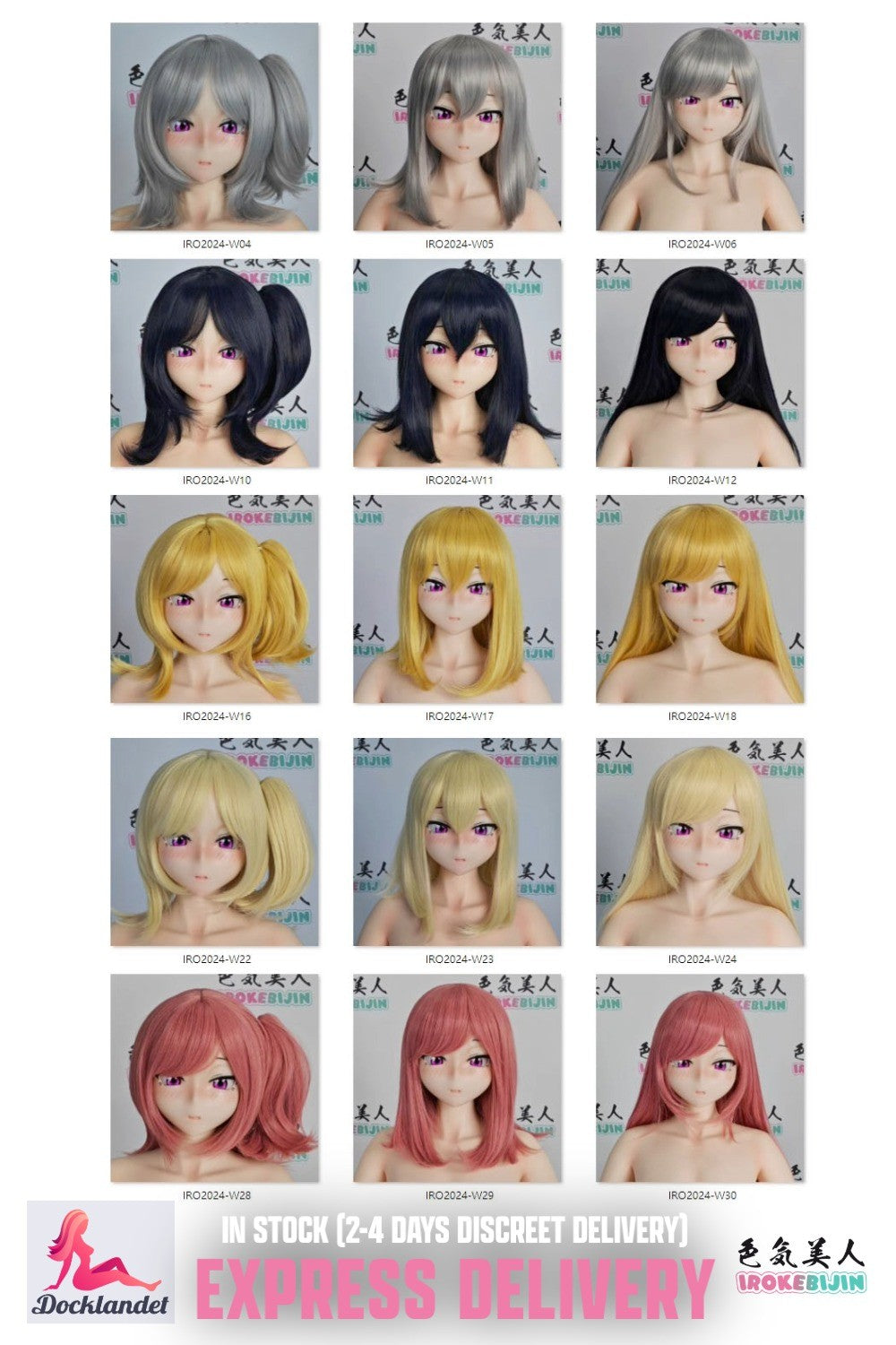Anime Peruk (Irokebijin Original) EXPRESS
