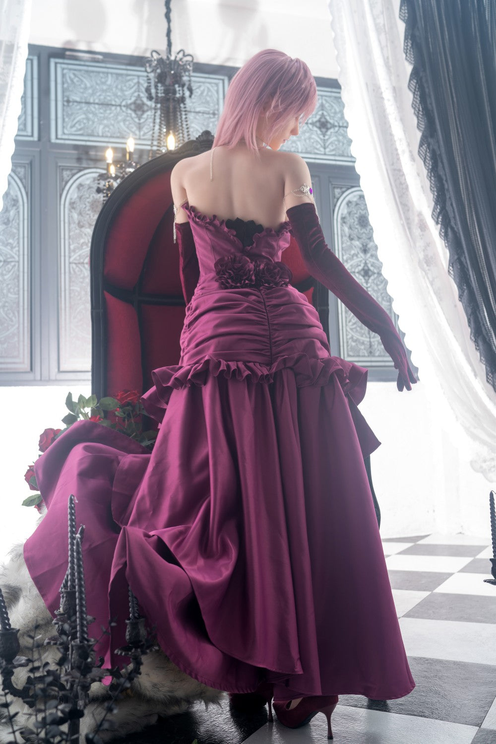 Lightning Sex doll (Game Lady 171cm G-cup No. 19 silicone)