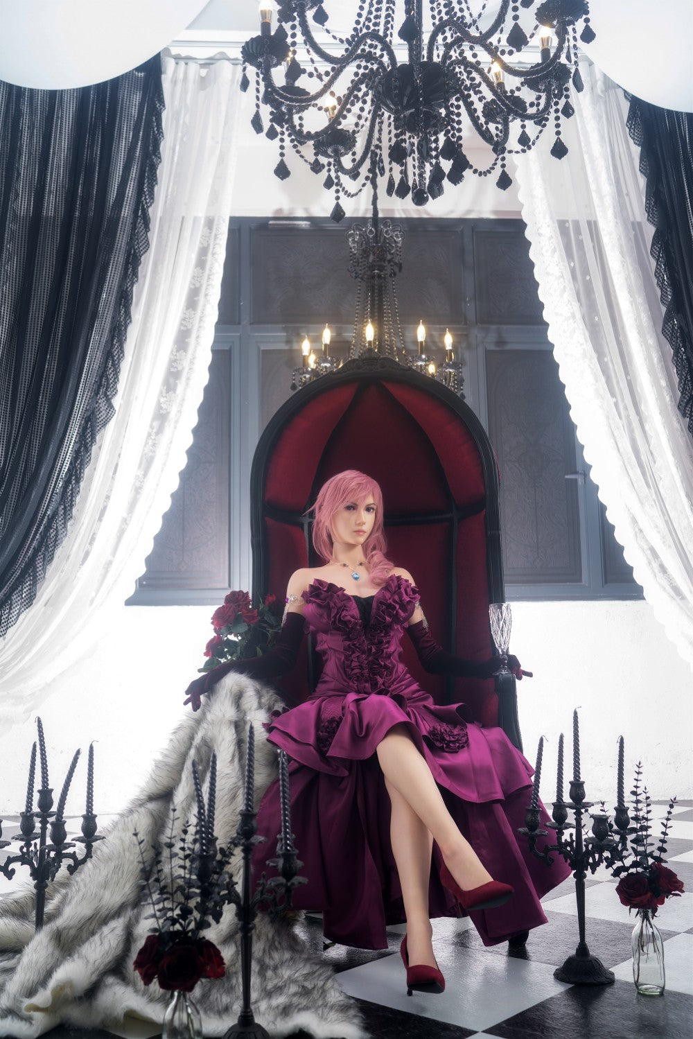 Lightning Sex doll (Game Lady 171cm G-cup No. 19 silicone)