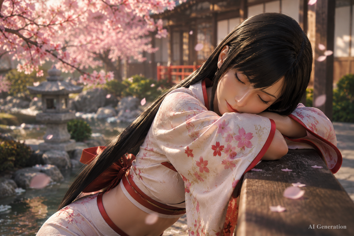 Tifa Sleeping Sexdocka (Game Lady 167cm D-Kupa No.45 Silikon)