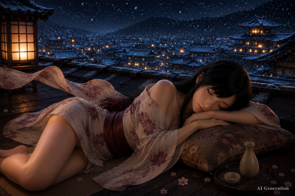 Tifa Sleeping Sexdocka (Game Lady 167cm D-Kupa No.45 Silikon)
