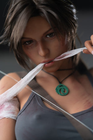 Lara Croft sexpuppe (Game Lady 166 cm e-cup Nr. 20 Silikon)