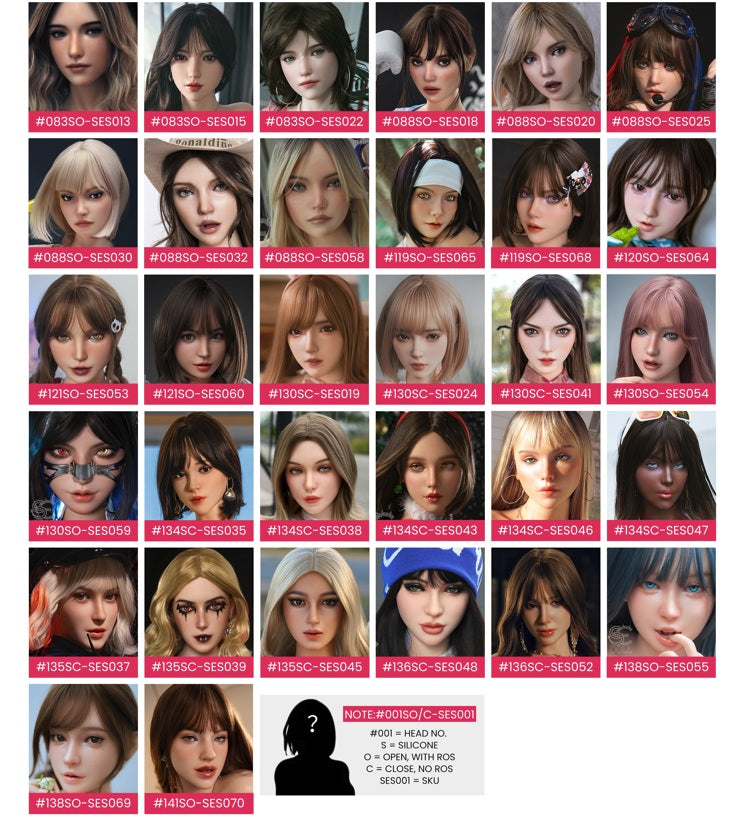 Extra head (SE-Doll silicone Original)