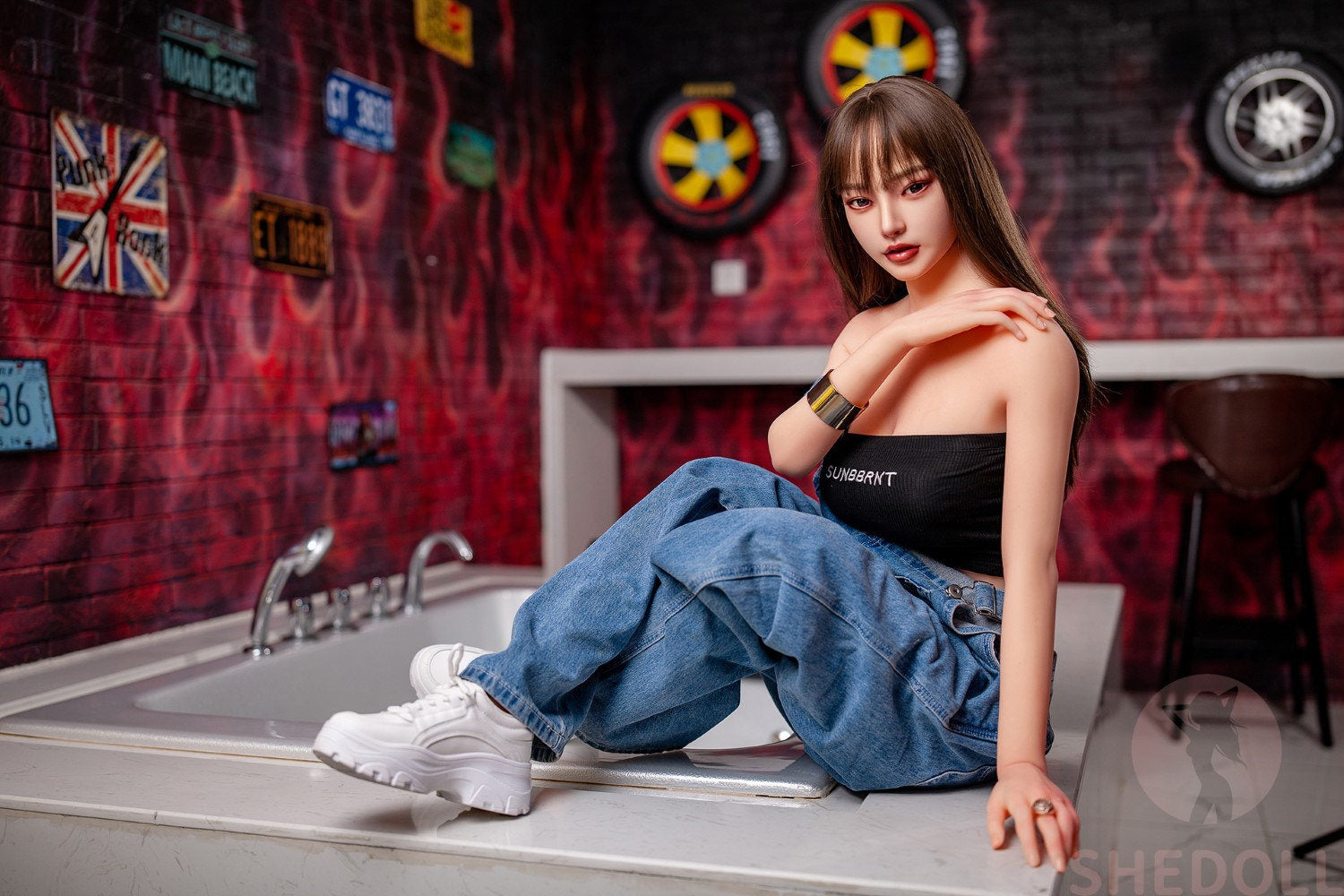 Beryll sexpuppe (SHEDOLL 158cm C-cup #SH004 TPE+Silikon)