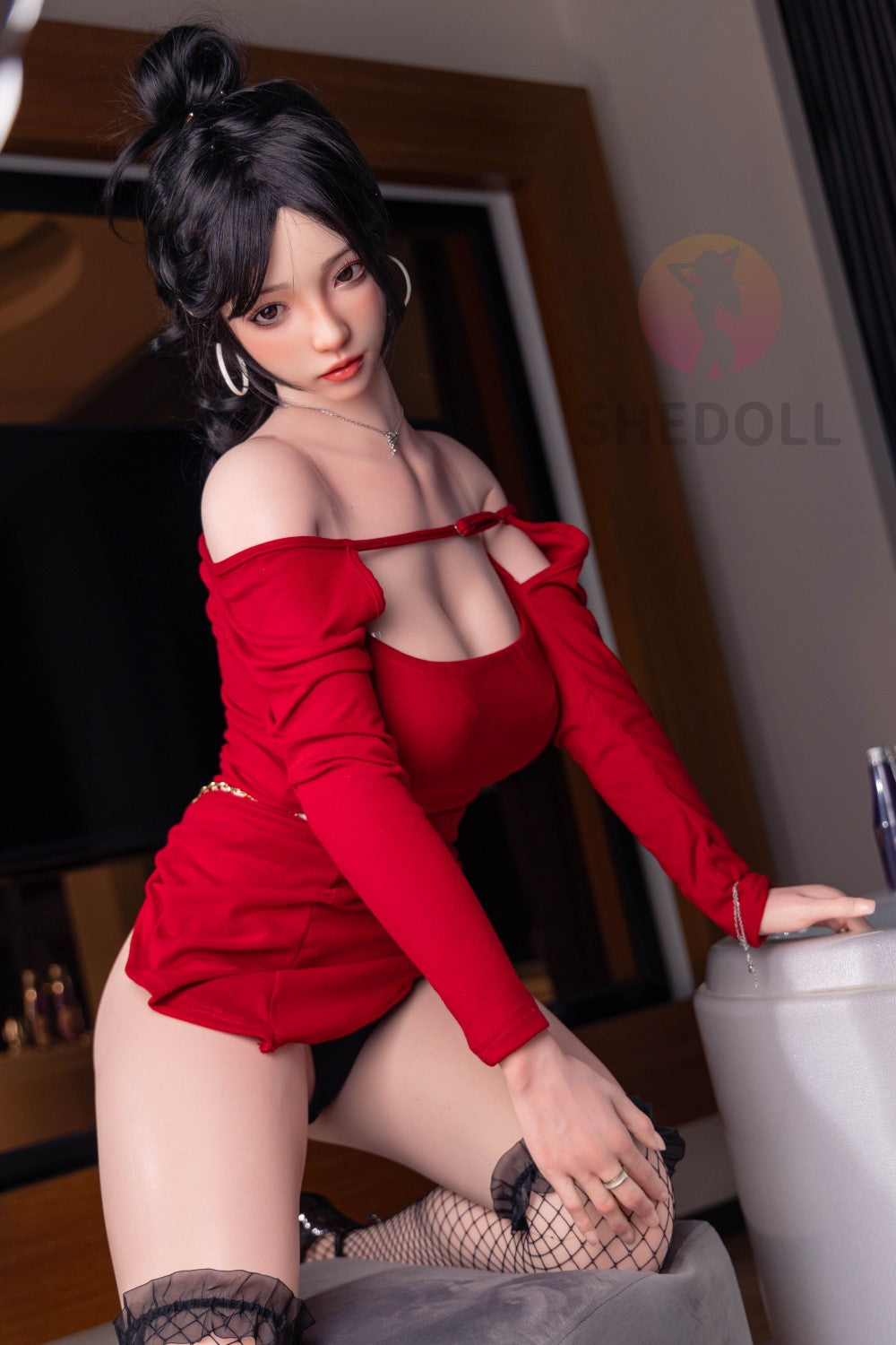 Rose sexpuppe (SHEDOLL 165cm E-cup #SH051 2.0 Silikon)