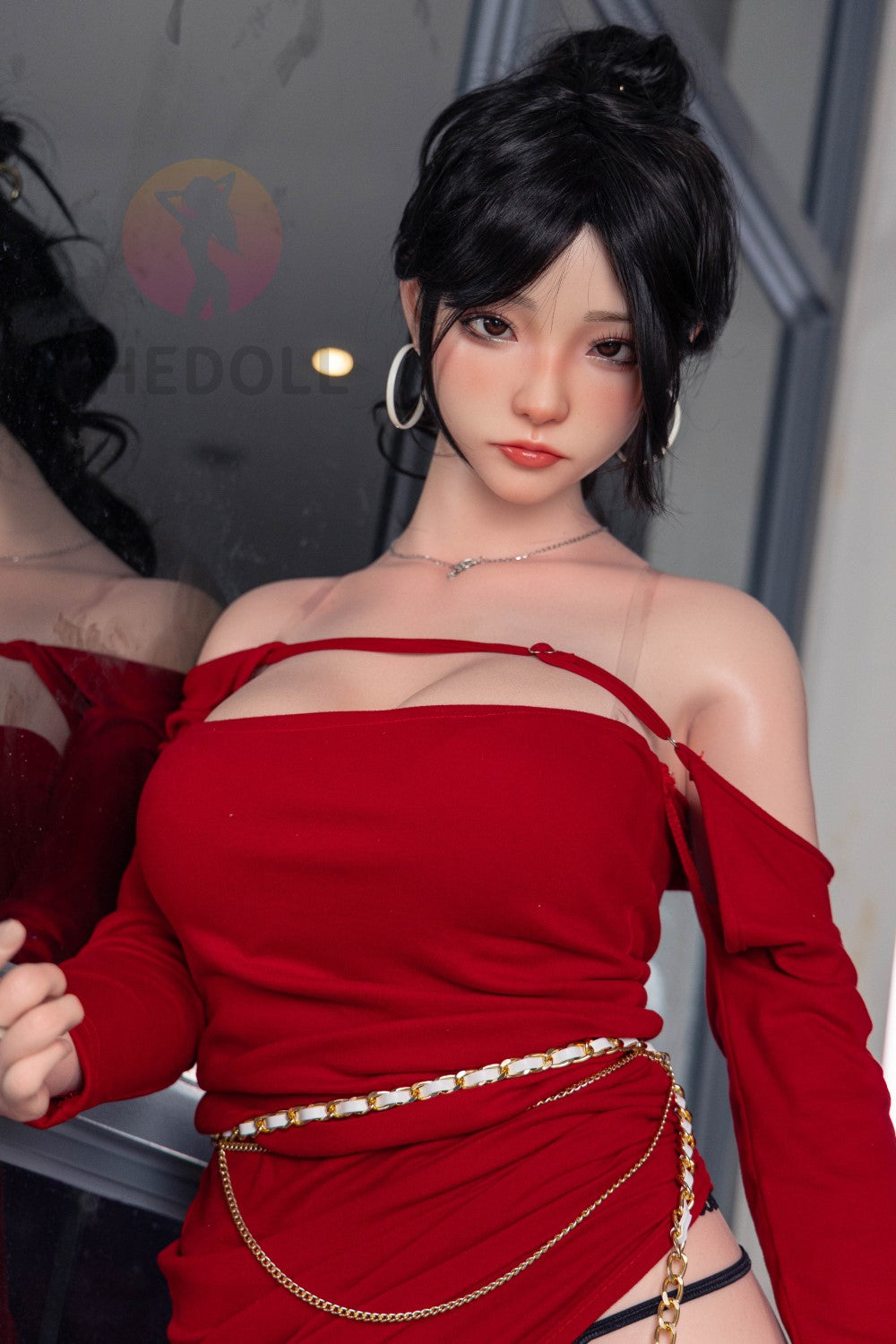 Rose sexpuppe (SHEDOLL 165cm E-cup #SH051 2.0 Silikon)